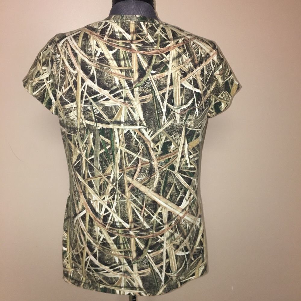 Mossy Oak Girls Camo T-shirt L 12/14 - Picture 4 of 6